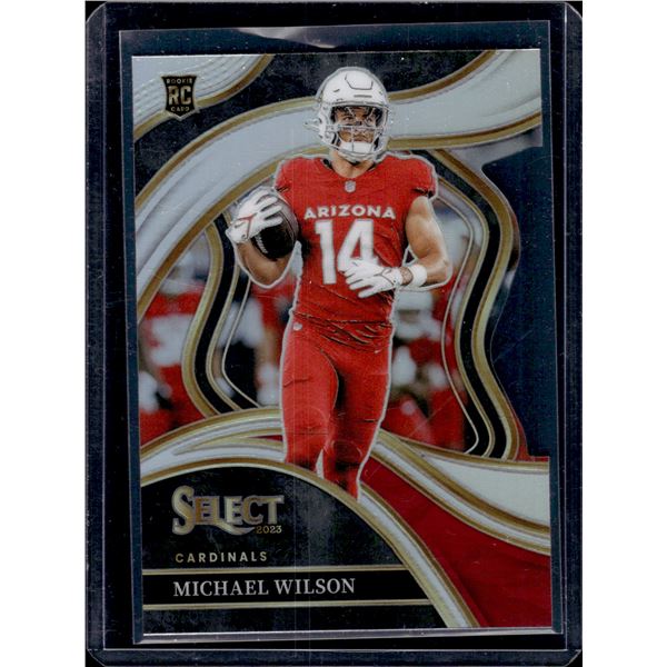 Michael Wilson Silver Prizm Club Level Die-Cut RC 2023 Select #234