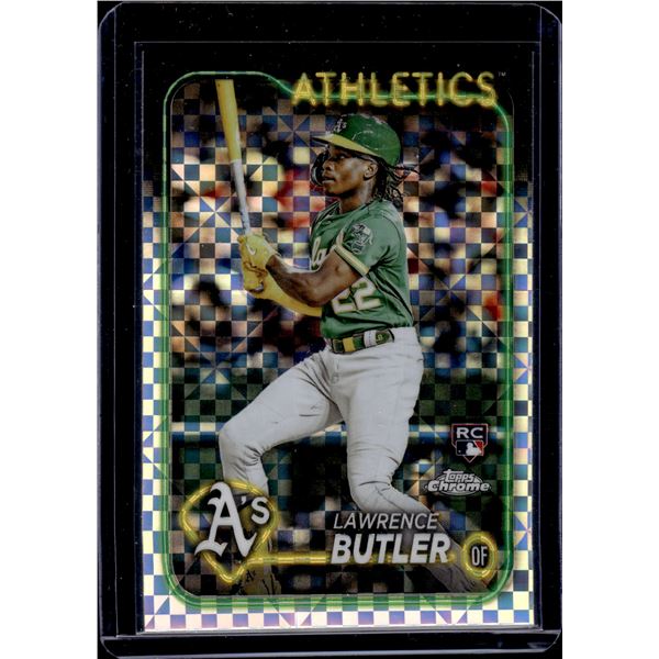 Lawrence Butler Xfractor RC 2024 Topps Chrome #5