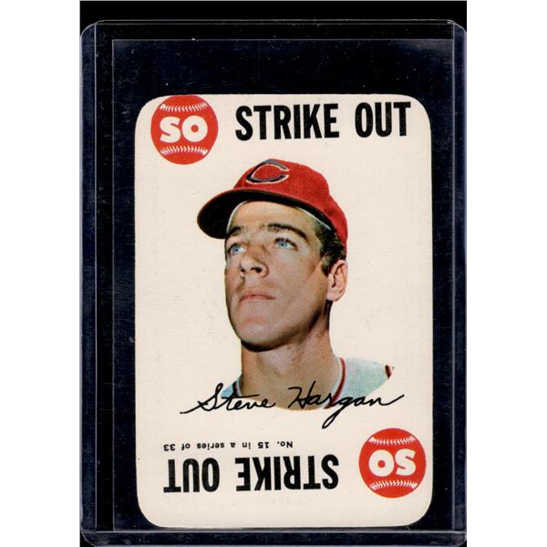 Steve Hargan 1968 Topps Game Card