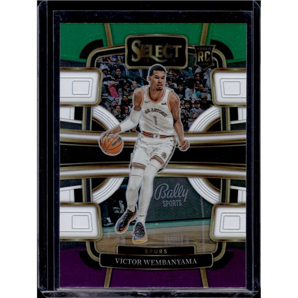 Victor Wembanyama Green/White/Purple Prizm RC 2023-24 Select #87