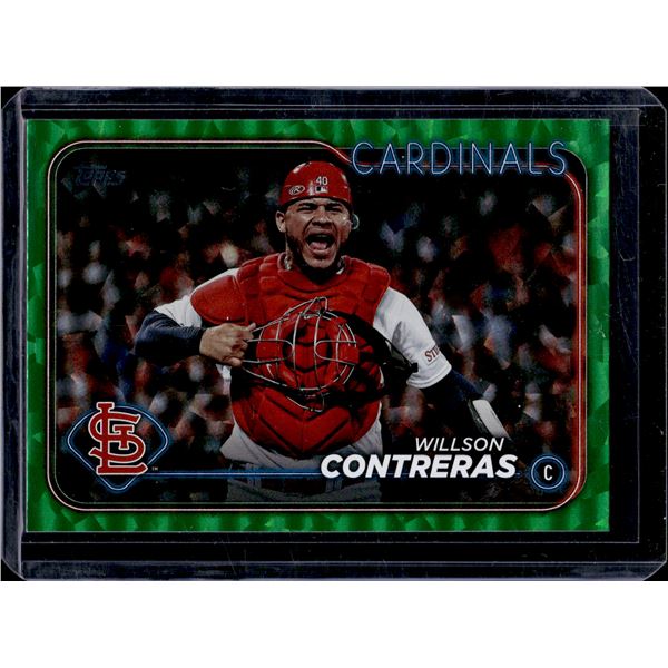 Willson Contreras Green Foil /499 2024 Topps #296
