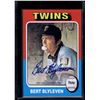 Image 1 : Bert Blyleven Real One Blue Ink 2024 Topps Heritage #ROA-BBL