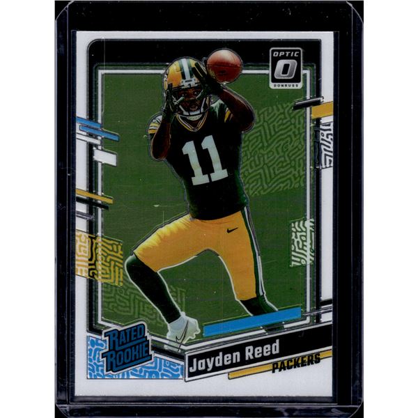 Jayden Reed RC 2023 Donruss Optic #239