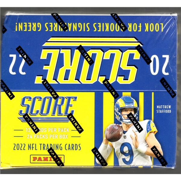 2022 Panini Score Football Retail Box Factory Sealed