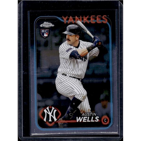 Austin Wells RC 2024 Topps Chrome #281