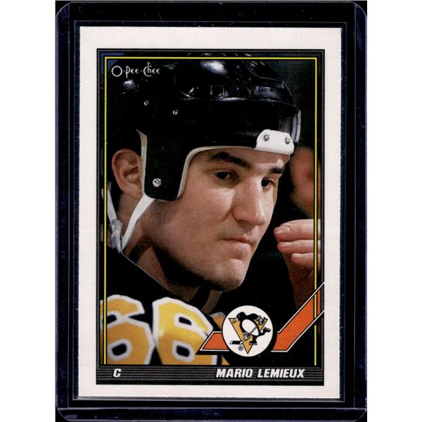 Mario Lemieux 1991 O-Pee-Chee #153