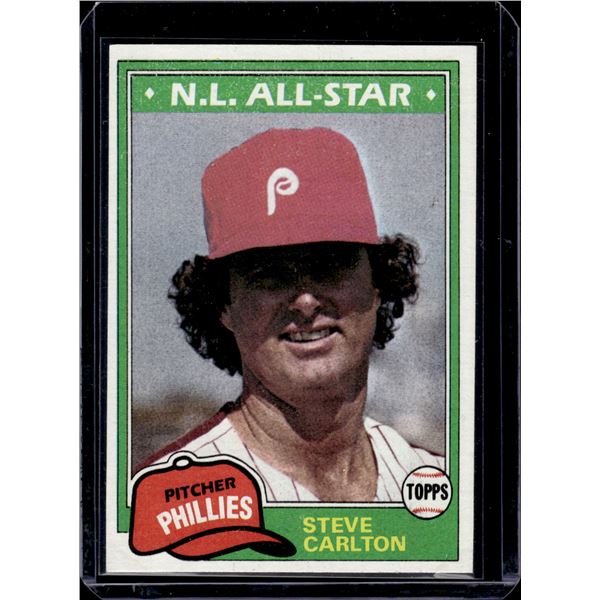 Steve Carlton 1981 Topps NL All Star #630
