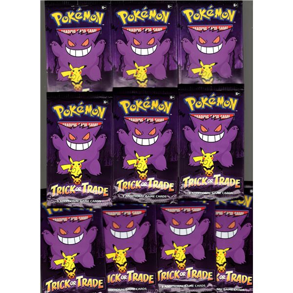 10 Count: 2022 Halloween Pokemon Trick or Trade Packs