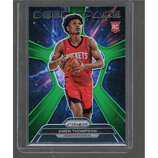 Amen Thompson Green Prizm Deep Space 2023-24 Prizm #4
