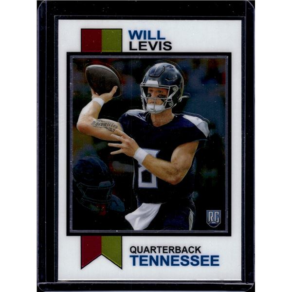 Will Levis RC 1973 Topps Design 2023 Topps Composite #1973-25