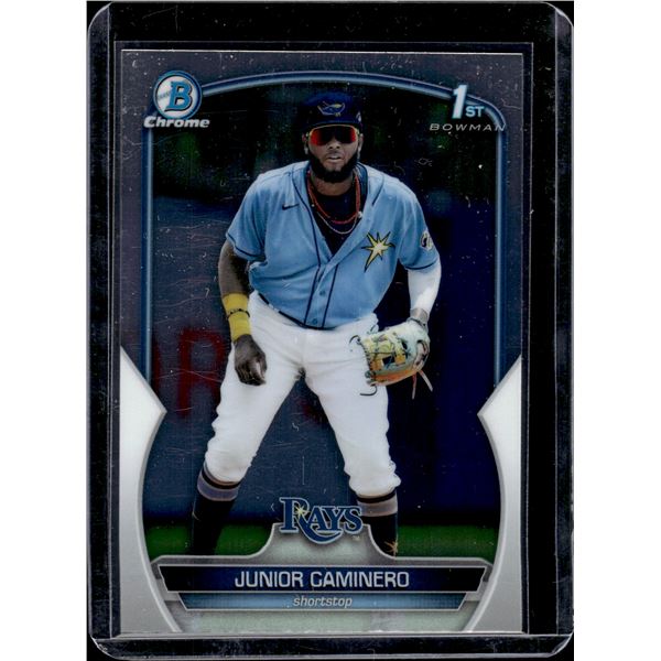 Junior Caminero 1st Bowman Chrome 2023 Bowman #BCP-61