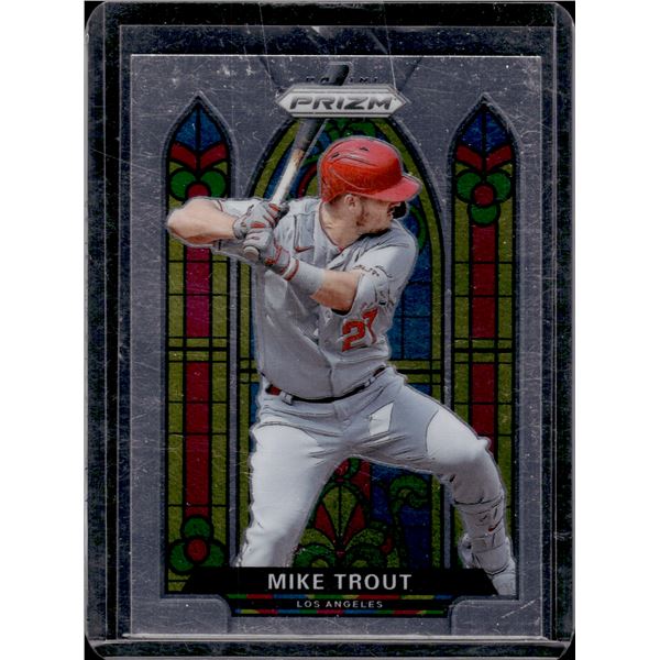 Mike Trout Stained Glass 2021 Panini Prizm #SG-1