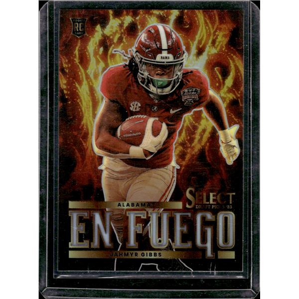 Jahmyr Gibbs En Fuego Prizm RC 2023 Select Draft Picks #EF-JG