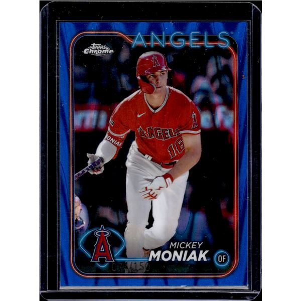 Mickey Moniak Blue Raywave Refractor /150 2024 Topps Chrome #51