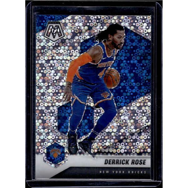 Derrick Rose Fast Break Disco Prizm 2020-21 Mosaic #123