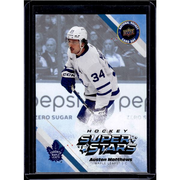 Auston Matthews National Hockey Card Day 2023 Upper Deck #NHCD-15