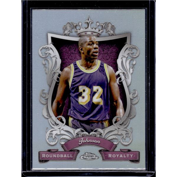 Magic Johnson Roundball Royalty Refractor 2023-24 Topps Chrome #RR-5