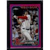 Image 1 : Rafael Devers Pink Refractor 2024 Topps Chrome #93