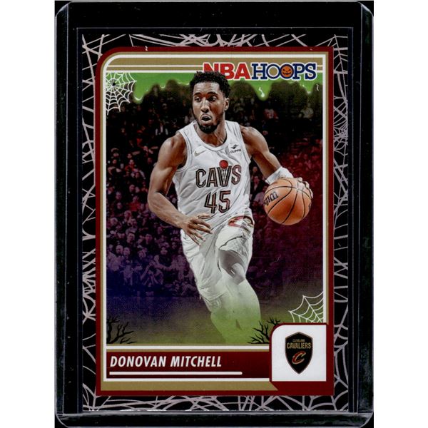 Donovan Mitchell Spider Web SP 2023-24 Haunted Hoops #36