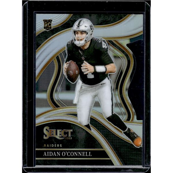 Aidan O'Connell Silver Prizm Club Level Die Cut RC 2023 Select #298