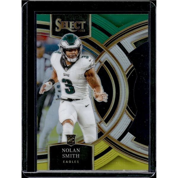 Nolan Smith Green/Yellow Prizm Die Cut RC 2023 Select #108