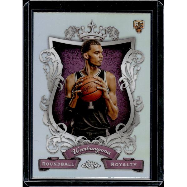 Victor Wembanyama Roundball Royalty Refractor RC 2023-24 Topps Chrome #RR-26