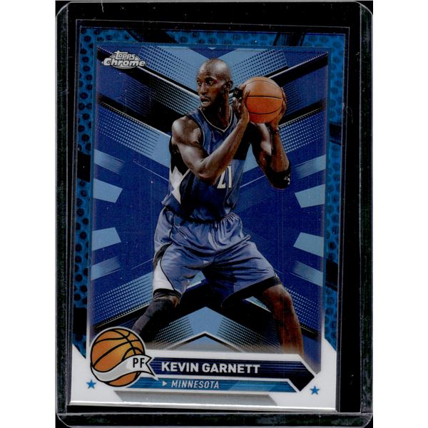 Kevin Garnett Blue Refractor 2023-24 Topps Chrome #64