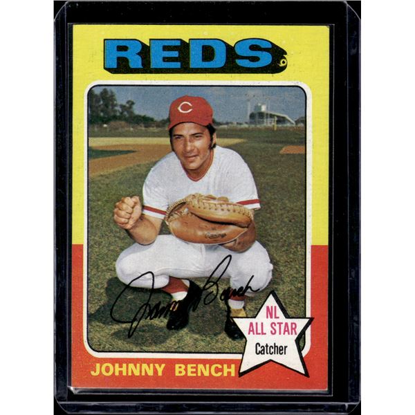 Johnny Bench 1975 Topps #260
