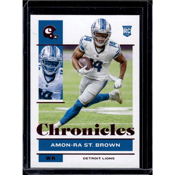 Amon-Ra St. Brown Pink RC 20221 Chronicles #33