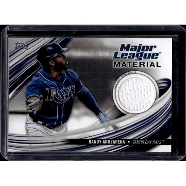 Randy Arozarena Game Used Patch 2023 Topps Major League Materail #MLM-RA