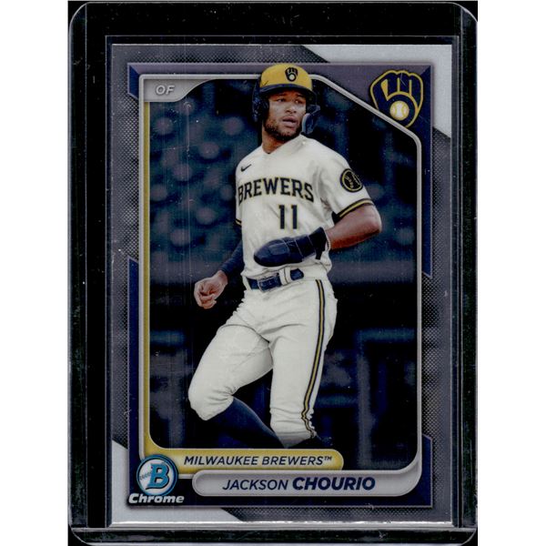 Jackson Chourio Bowman Chrome Prospects #BCP-140