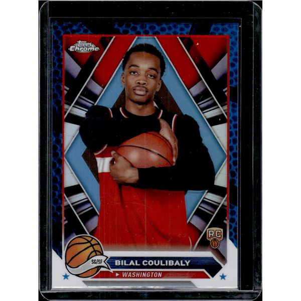Bilal Coulibaly Blue Refractor RC 2023-24 Topps Chrome #171