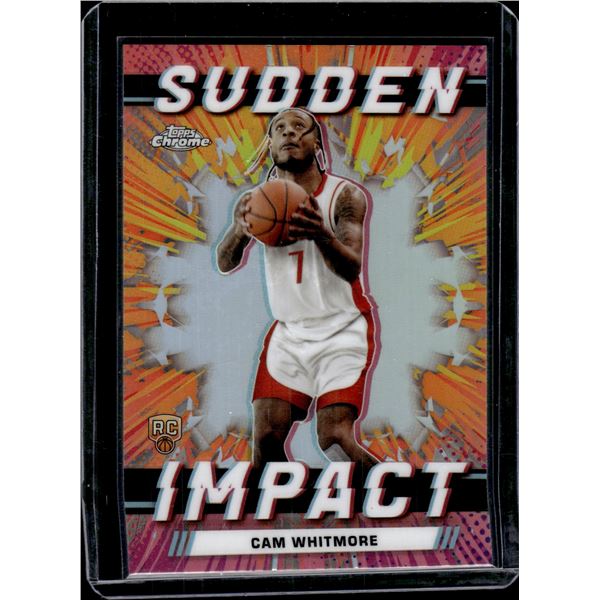 Cam Whitmore Sudden Impact Refractor RC 2023-24 Topps Chrome #SI-10