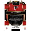 Image 2 : Drake London Red/Yellow Die-Cut Prizm 2023-24 Panini Select #6
