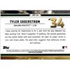 Image 2 : Tyler Soderstrom Refractor Bowman Scouts Top 100 2023 #BTP-34