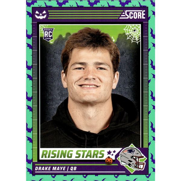 Drake Maye RC 2024 Score-A-Treat Green Bats #17