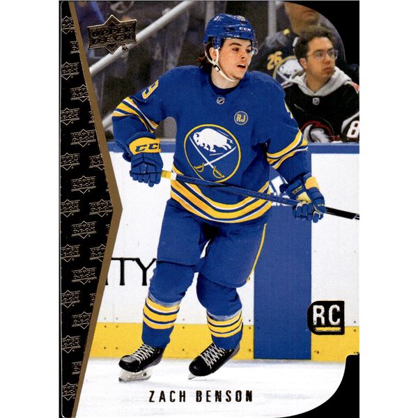 Zach Benson RC Rookie Die-Cut 2023-24 Upper Deck Series 2 #RDT-16