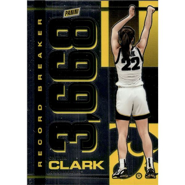Caitlin Clark Record Breaker 3,668 Points 2024 Panini Caitlin Clark Collection #RB-CC