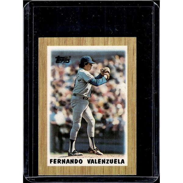 Fernando Valenzuela 1987 Topps League Leaders Mini #16