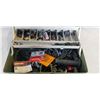 Image 2 : TACKLE BOX WITH BIKE PARTS AND TRAY WITH PROP ICE CUBES