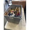 Image 1 : TOTE OF TOOLS AND SHOP SUPPLIES