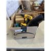 Image 1 : BOX OF NEW STAPLES, TOOLS AND MORE