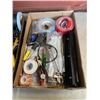 Image 2 : ASSORTED HAND TOOLS, TAPE AND CABLE TIES ETC.