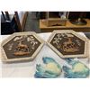 Image 2 : 2 GIROTTI PLAQUES, 2 ELEPHANT FIGURES AND PAIR OF FISH