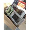 Image 2 : BOX OF PAINTINGS, FRAMES AND SMALL RV WINDOW