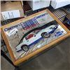 Image 1 : VINTAGE CHEVY CAMERO FRAMED MIRROR CLOCK