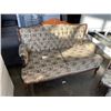 Image 2 : MATCHING VINTAGE COUCH AND CHAIR SET WITH FOOTSTOOL