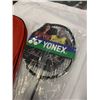 Image 2 : 2 NEW BADMINTON RACKETS YONEX AND LI-NING
