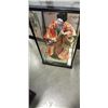 Image 2 : GEISHA DOLL IN CASE AND 4 EASTERN WALL ART