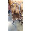 Image 2 : 2 ANTIQUE WINDSOR STYLE CHAIRS